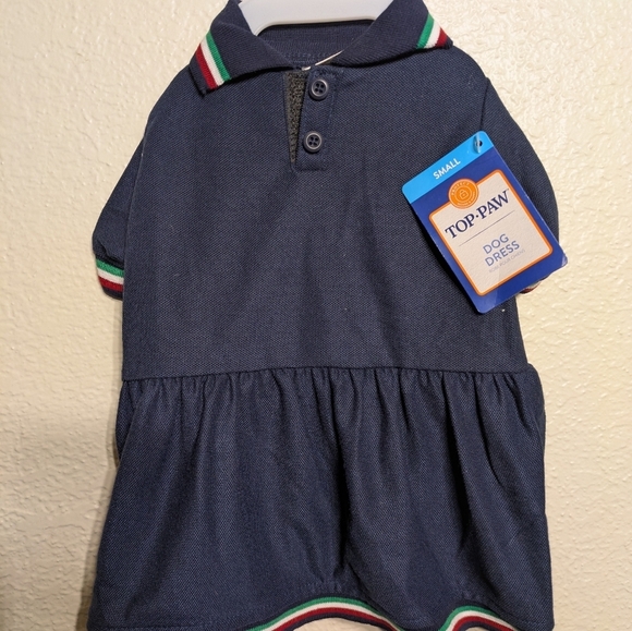 Top Paw Navy Dog Dress NWT - Picture 2 of 4